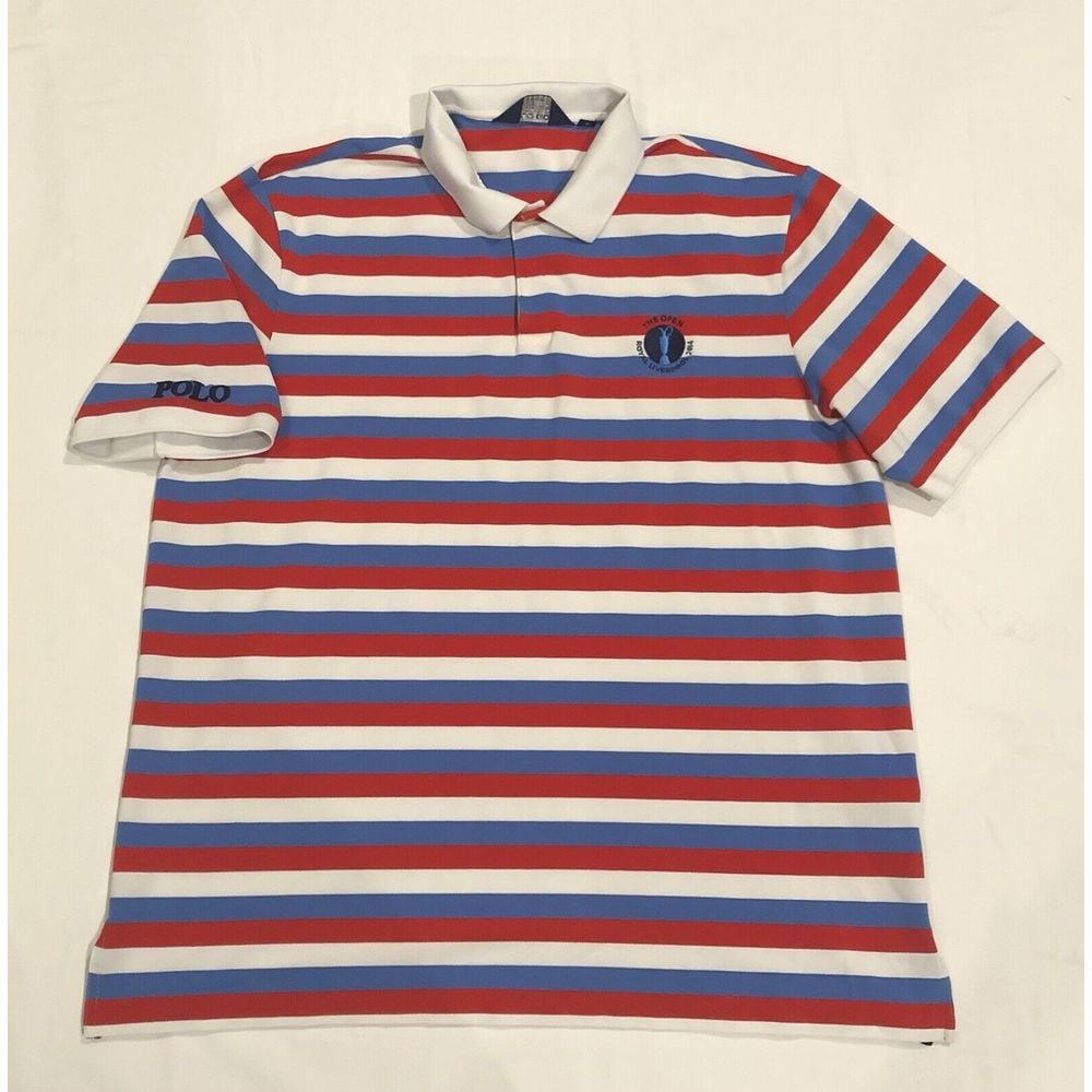 Polo Golf Pro Fit Ralph Lauren 2XL Polo Shirt Logo 2014 The Open Royal Liverpool