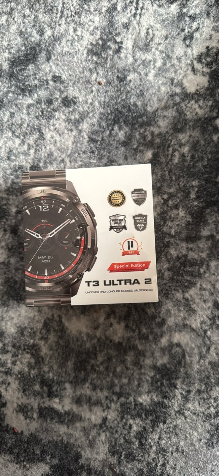 KOSPET Tank T3 Ultra - Reloj inteligente con GPS para hombre