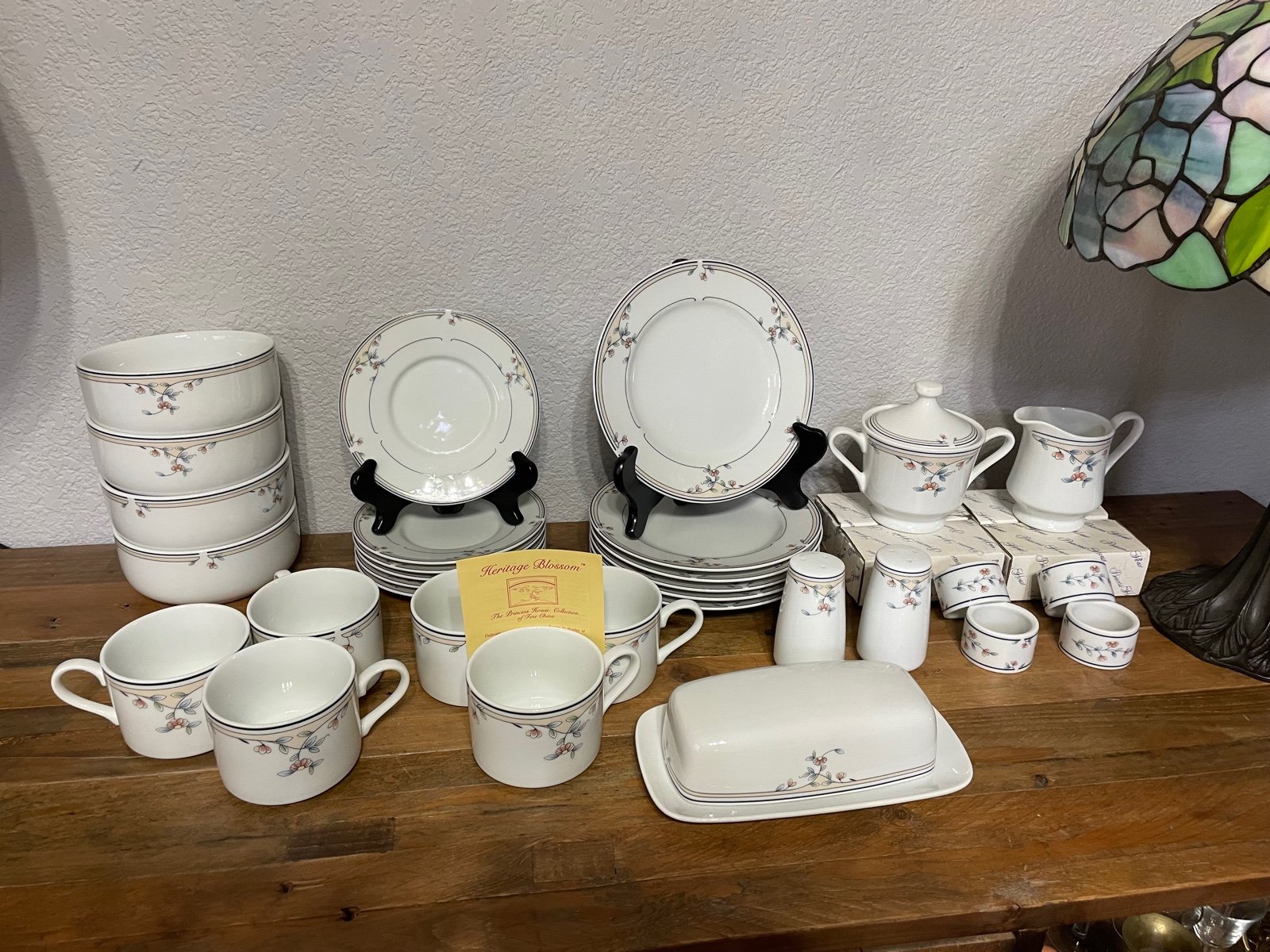 Heritage Blossom Princess House Collection Dinner Set