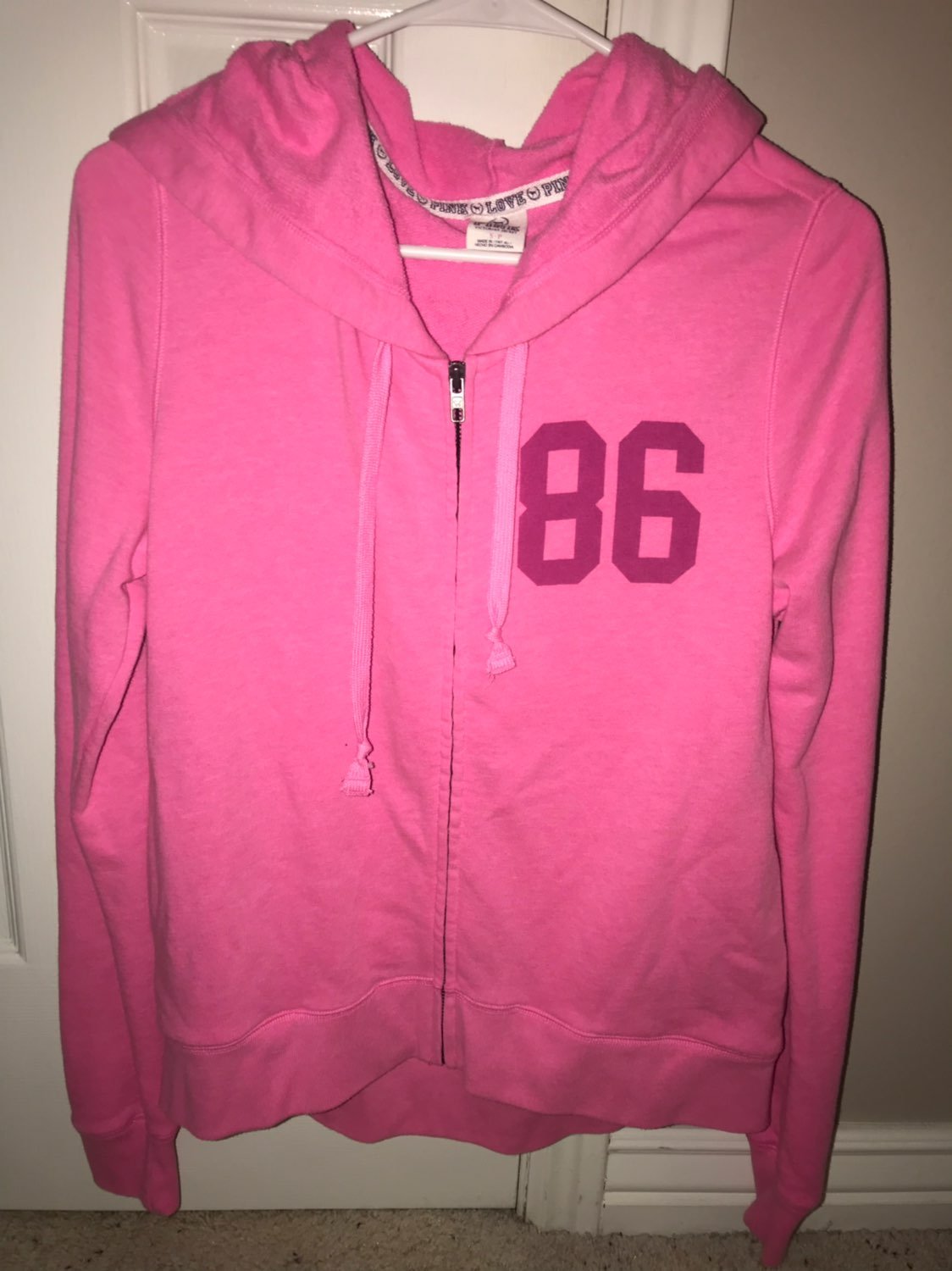 VS PINK Full Zip Up Hoodie