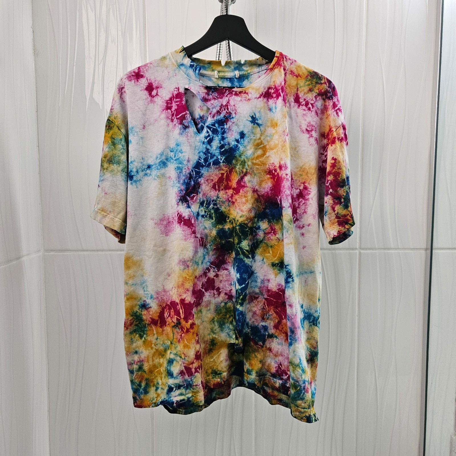 We The Free Distressed Oversized Top