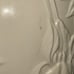 Lenox Masterpiece Large Ivory Porcelain Vase 15 Gold Trim with Iris Flowers.