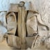 Michael Kors Beige Pebbled Leather Shoulder Bag with Gold-Tone Hardware