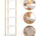 NEW 5 Tier Wood Corner Shelf Organizer