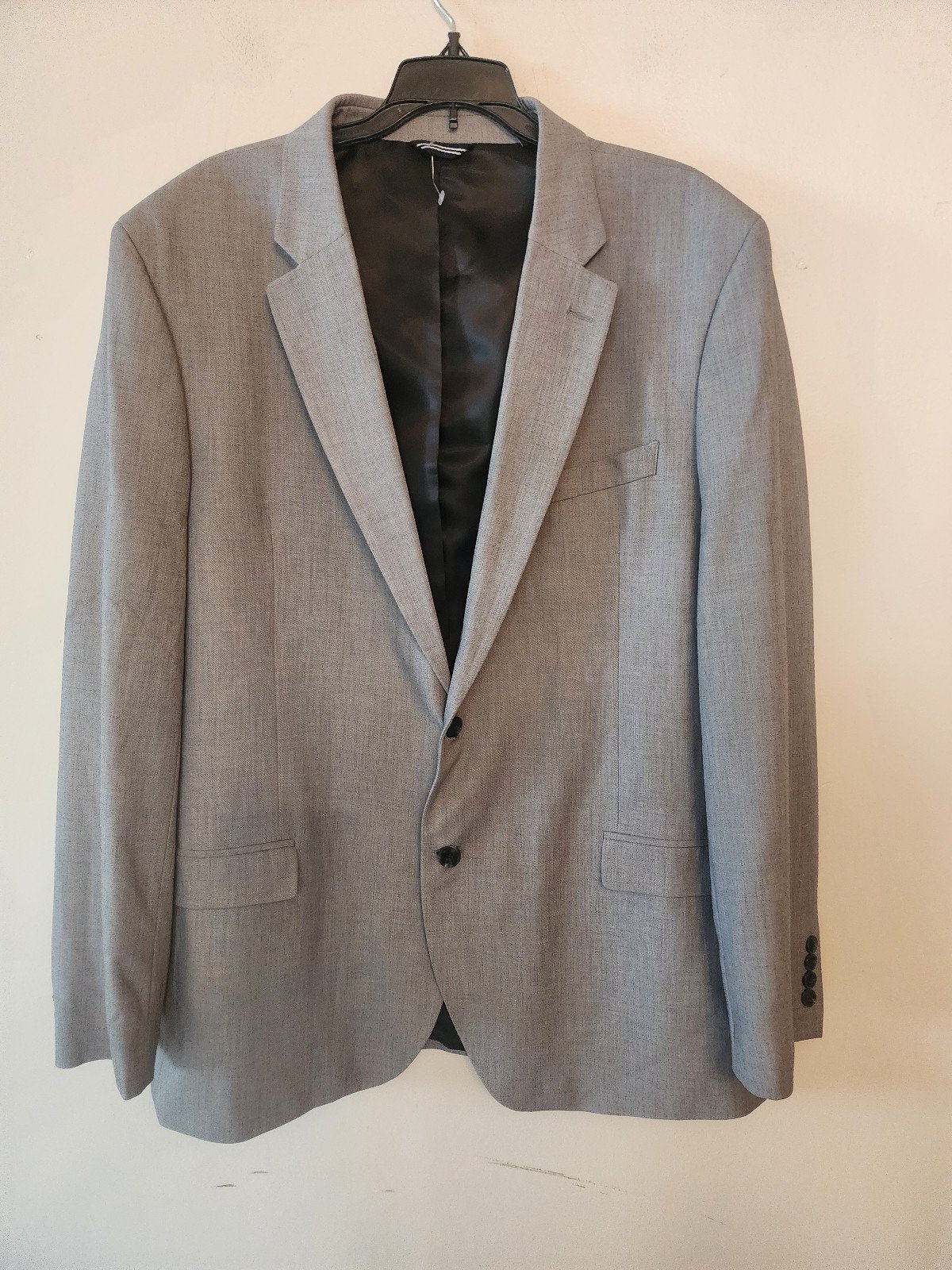 Nautica Suit Jacket Men's 48L light Grey Modern Fit Stretch