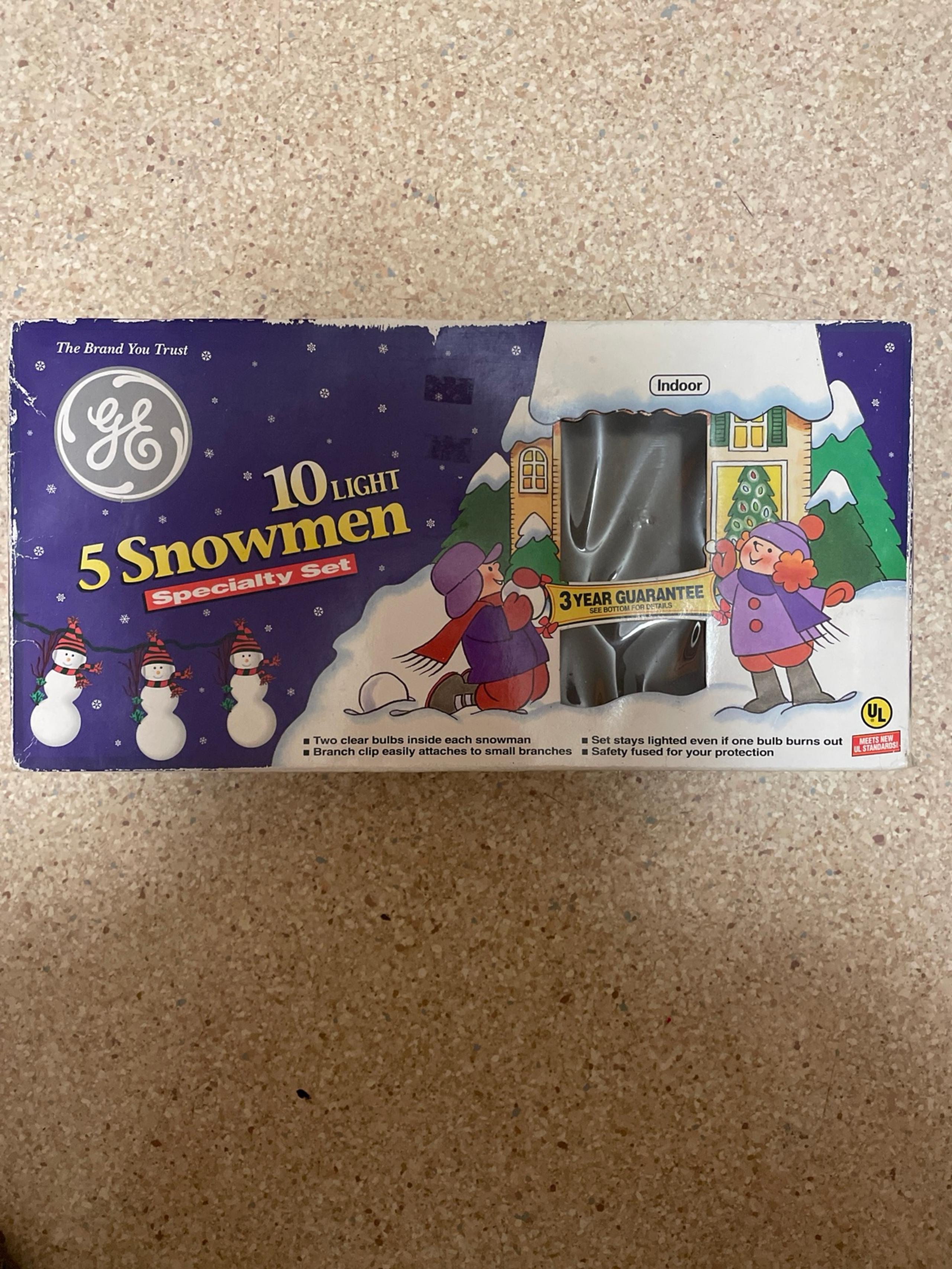 GE Snowmen Lights