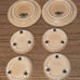 RARE! M.A.F.A Pfaltzgraff Coasters & Plate Set.