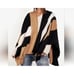 Parrish LA Stevie Poncho Monochrome Knit Staple One Size New With Tags