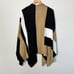 Parrish LA Stevie Poncho Monochrome Knit Staple One Size New With Tags