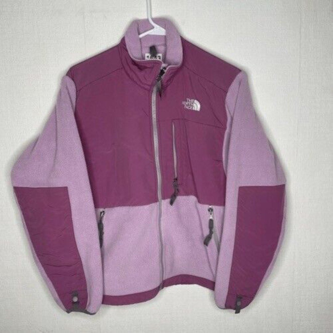 The North Face Denali Fleece Jacket Womens Size SP Periwinkle Full Zip Hiking
