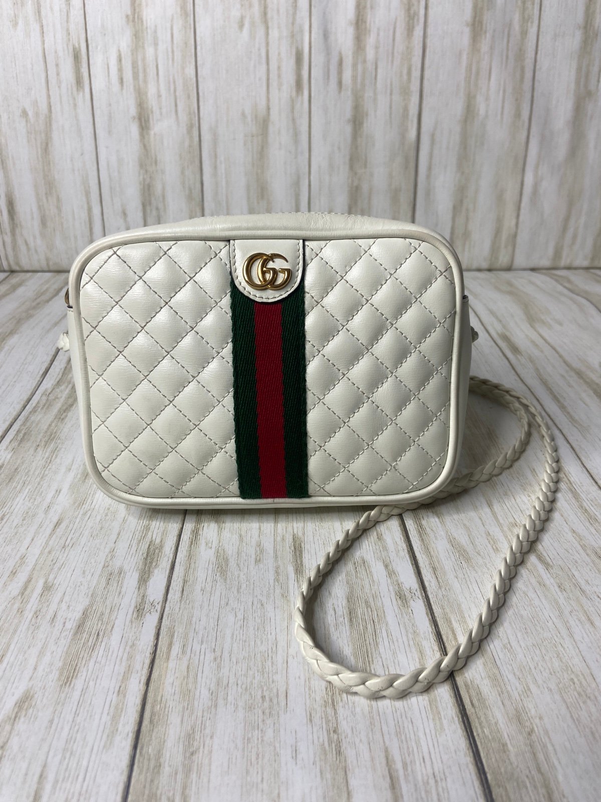 GUCCI QUILTED TRAPUNTATA CROSSBODY