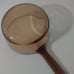 Lot 2 Vintage Corning Ware Vision Amber Glass Sauce Pots Pans 1L 1.5L