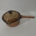 Lot 2 Vintage Corning Ware Vision Amber Glass Sauce Pots Pans 1L 1.5L