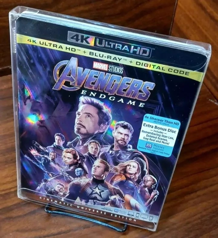 Marvel’s Avengers Endgame (4K+Blu-ray)Slipcover w/PROTECTIVE SLEEV-NEW-Free S&H!