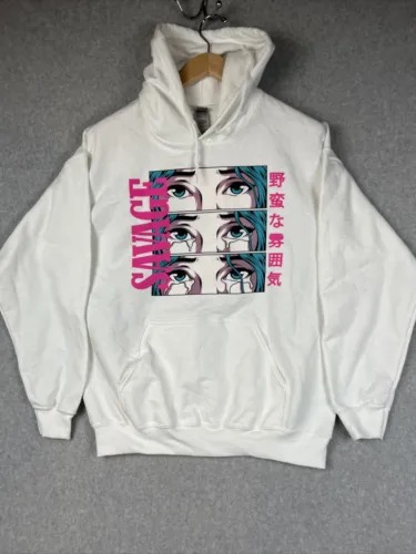 Men's Savage Crying Eyes Graphic Hoodie Sweatshirts