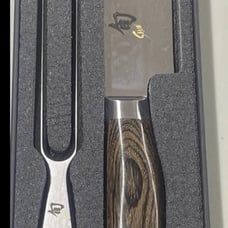 Shun TDMS0200 Carving Set, Silver
