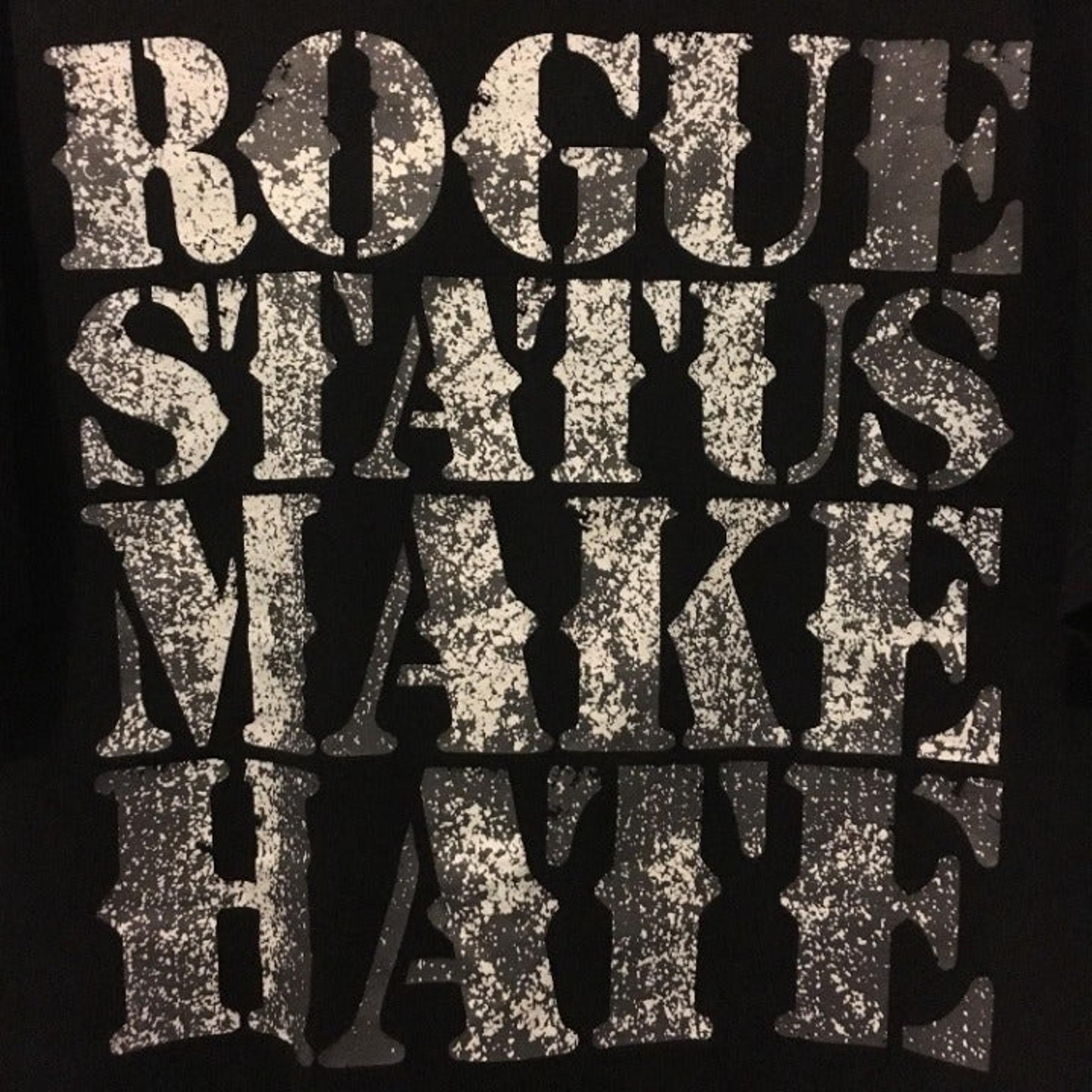 Vintage skater huge-print Rogue Status