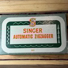 Singer Automatic Zigzagger 301 No 161103 With Box & Instructions Vintage Sew