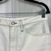 FRAME Le Italian Womens Shorts 28 Cream Long Bermuda Jorts Denim Summer