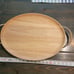 Kate Spade ~ Melrose Ave Wooden Bar Tray Natural Twine-Wrapped Handles