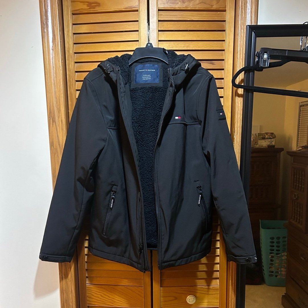 Men’s Tommy Hilfiger Winter Coat Black Medium
