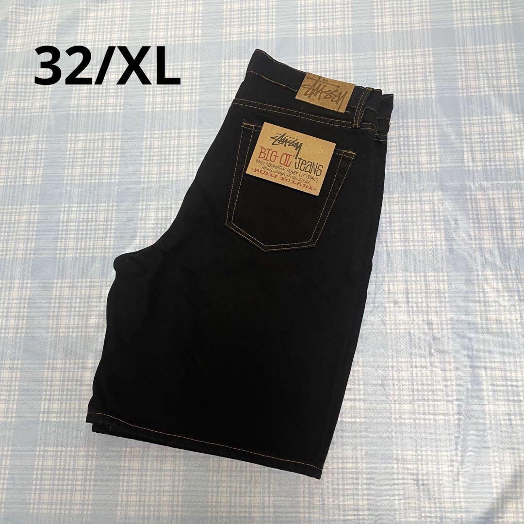 STUSSY Big Ol' Short Denim Black, size 32/XL