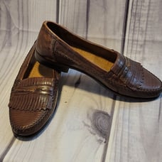 Alfani all leather loafers 8