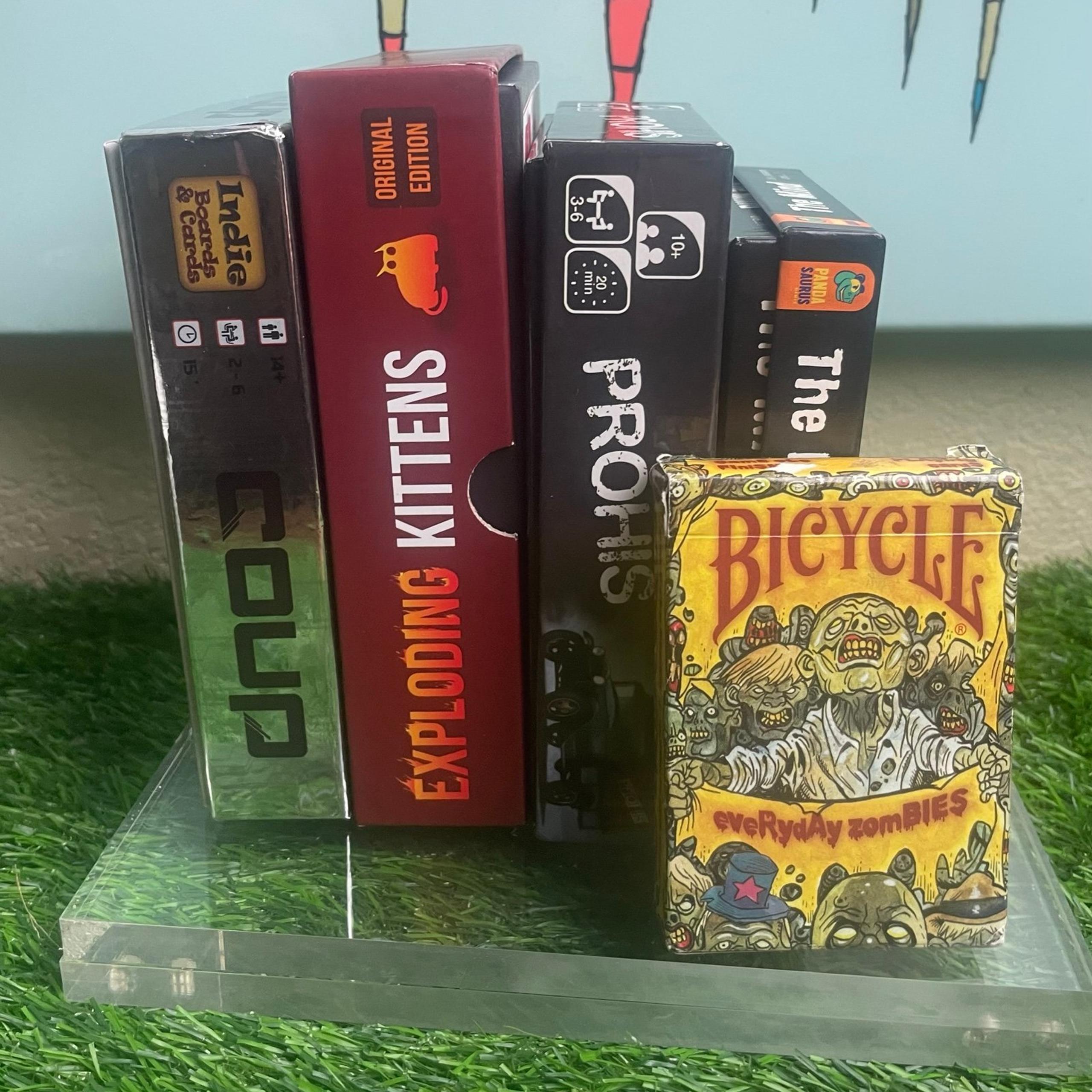 5 Newer card Games in Small box sets