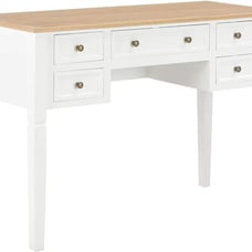 Writing Desk Computer Desk Laptop Table Home Workstation White Wood #M-45750