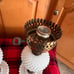 Vintage Hobnail Milk Glass Boudoir Lamps