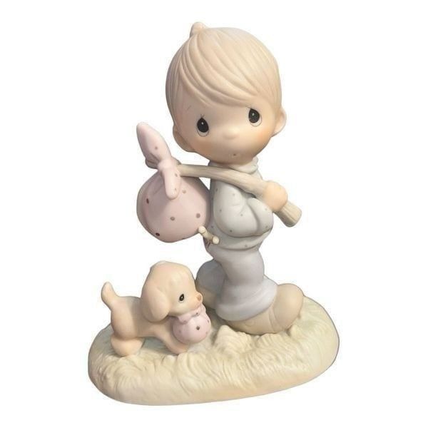 precious moments, you can’t run away from God figurine