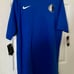 Men's Large Dallas Mavericks Nike Blue Tshirt and Zipway warm up pants set