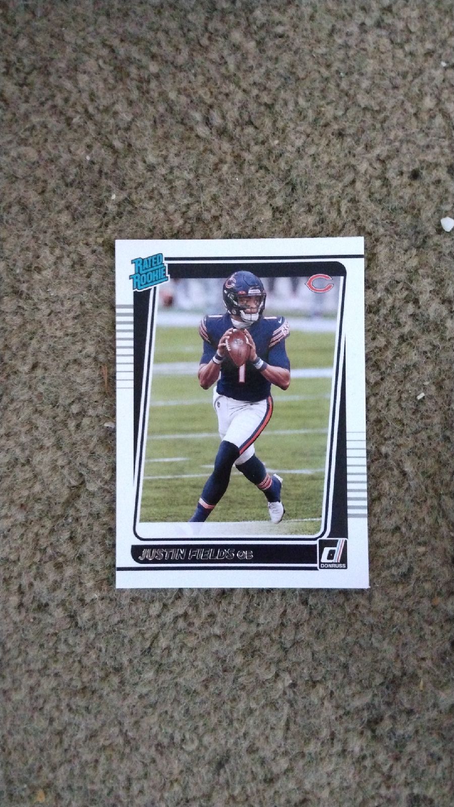 2021 Panini NFL Donruss Justin Fields RATED ROOKIE