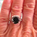 3.54ct 100% NATURAL BLACK DIAMOND RING *CERTIFICATE*F REE DIAMOND TESTER Size 6