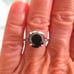 3.54ct 100% NATURAL BLACK DIAMOND RING *CERTIFICATE*F REE DIAMOND TESTER Size 6