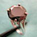 3.54ct 100% NATURAL BLACK DIAMOND RING *CERTIFICATE*F REE DIAMOND TESTER Size 6