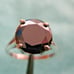 3.54ct 100% NATURAL BLACK DIAMOND RING *CERTIFICATE*F REE DIAMOND TESTER Size 6