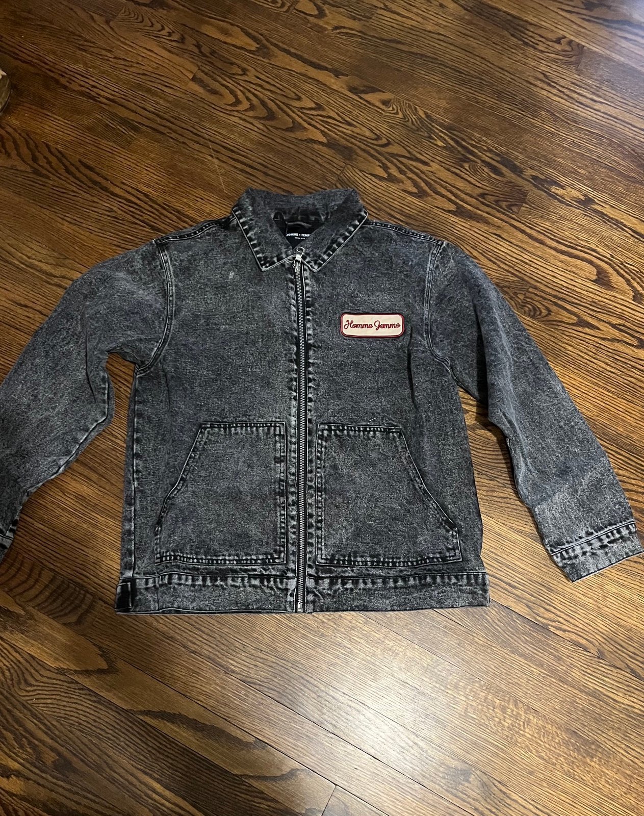 Homme+femme LA patch work jacket