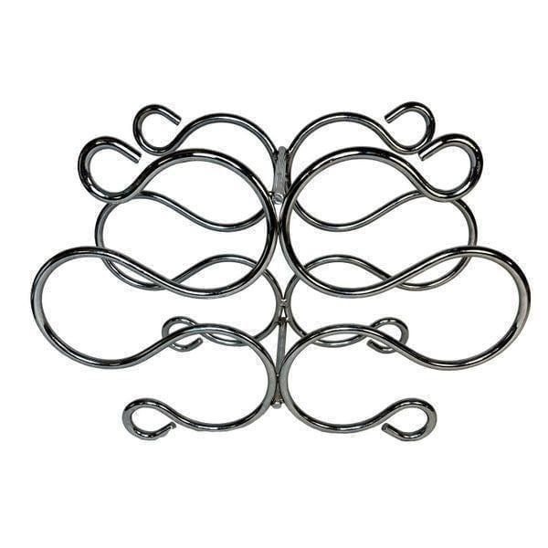 Mid Century Modern Chrome Wine Holder