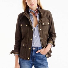 J.CREW relaxed boyfriend field jacket xs