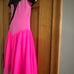 THE LINE UP JOLYNN Figure Skating Competition Dress Pink Black Size 18 NWOT