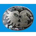 Vintage Alpaca Silver Mayan/Peruvian Abalone Inlay Belt Buckle