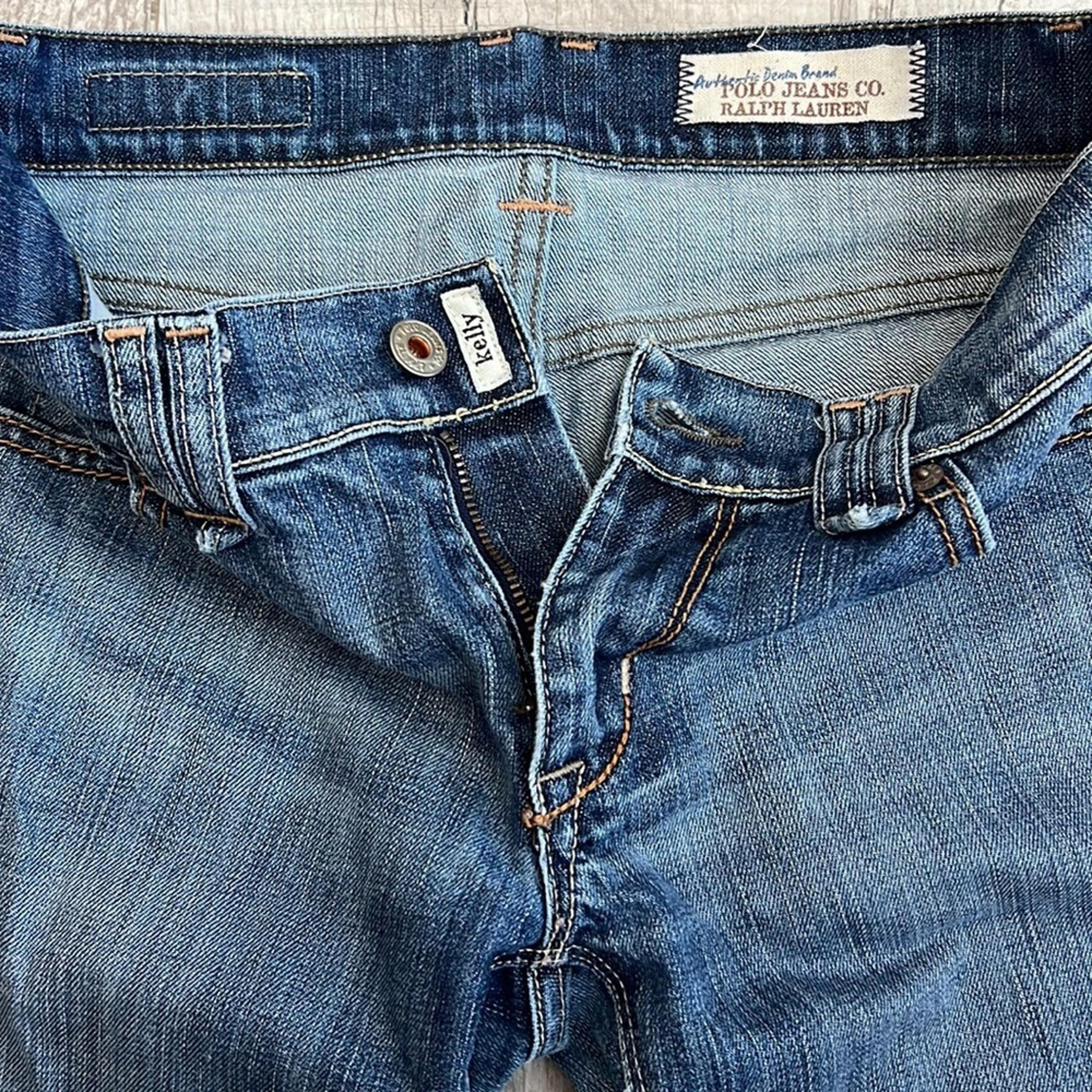 Polo Jeans Ralph Lauren Stretch Kelly Boot Cut Jeans Womens Size 26 Blue