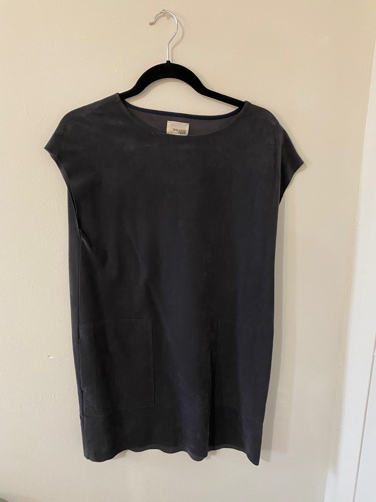 faux suede wilfred shift dress