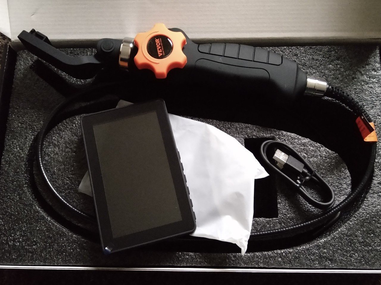 Vevor Borescope Camera 5 Screen Two-Way Articulated