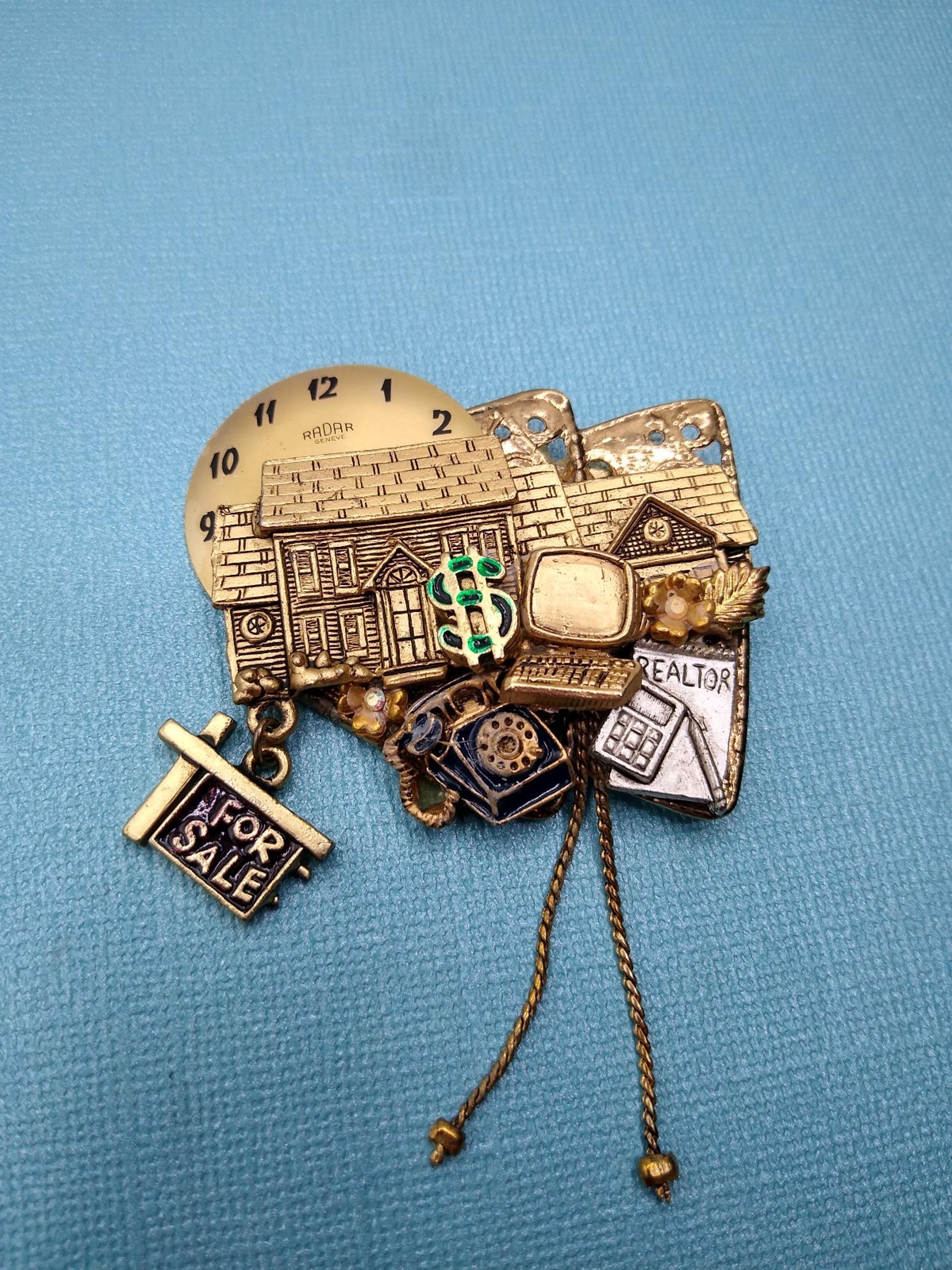 Radar Geneve Vintage Realtor Pin
