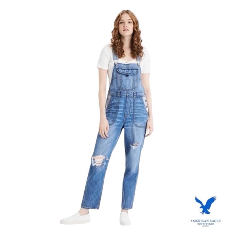 NWT - American Eagle Boyfriend Overalls