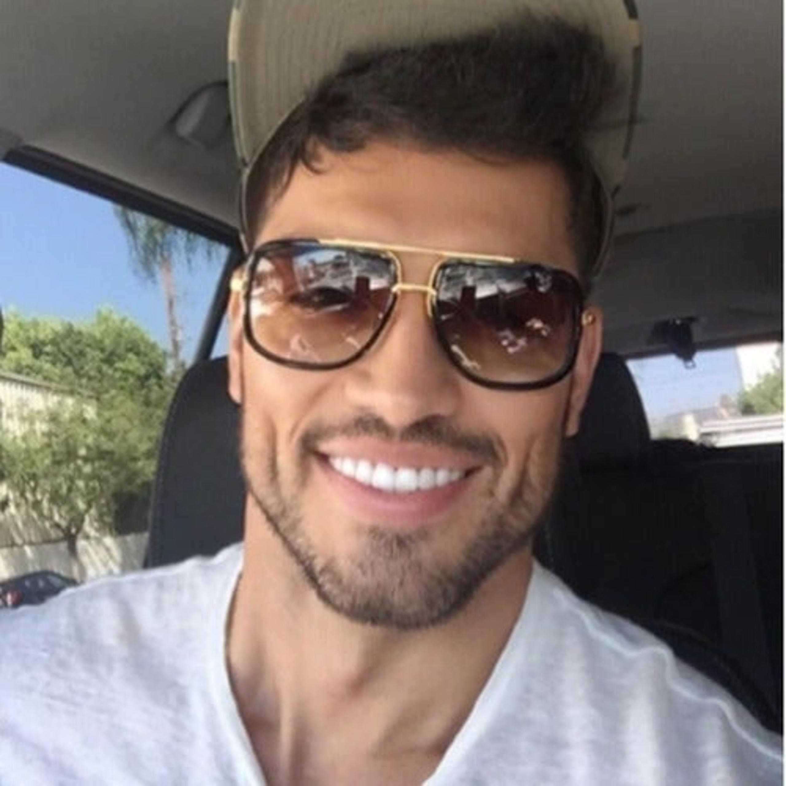 Men leopard Brown Designer Fashion Sunglasses