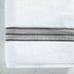6-Piece Bath Set, Grey Solid/Stripe-oiutg7