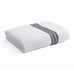 6-Piece Bath Set, Grey Solid/Stripe-oiutg7